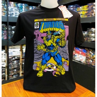 เสื้อยืดMarvel_ลิขสิทธิ์แท้ทานอสสีดำ(MVX-019)