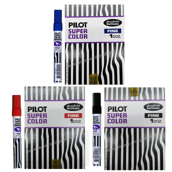 ปากกาเคมี Pilot หัวกลม รุ่น SCN-F (ราคาต่อแพ็ค 12 ด้าม)