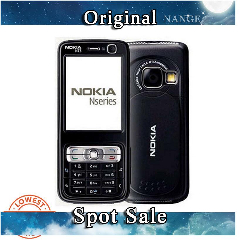 Kzb ของแท้ ปุ่มกดโทรศัพท์มือถือ ปลดล็อกแล้ว 3.2MP สําหรับ Nokia N73