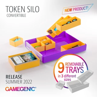 [ของแท้][สินค้าขายดี] GAMEGENIC TOKEN SILO / SILO XL CONVERTIBLE [Accessories for Boardgame]