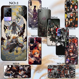 เคสโทรศัพท์ซิลิโคน TPU แบบนิ่ม ลายการ์ตูนนารูโตะ Akatsuki กันกระแทก สําหรับ Vivo Y30 Y31 2021 Y30 Y50 Y51 2020