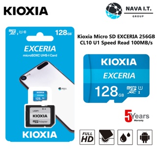 COINSคืน15%⚡FB9JMZV6⚡ KIOXIA MICRO SD EXCERIA 128GB CL10 U1 SPEED READ 100MB/S (KXA-LMEX1L128GG4)