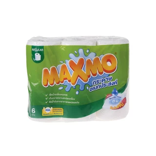 MAXMO กระดาษชำระ 48 แผ่น ทาวเวล (แพ็ค 6) |ZWG|
