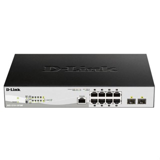 NNP-จจน.Gigabit Switching Hub 8 Port D-LINK DGS-1210-10/H (11,+2 SFP) รับประกัน ออกใบกำกับภาษีได้