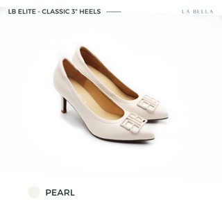 LA BELLA รุ่น LB ELITE CLASSIC 3 HEELS  - PEARL