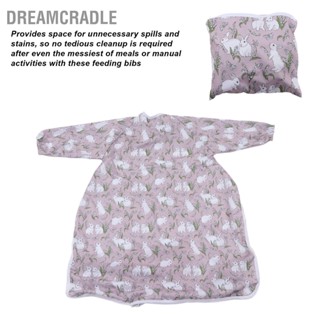 BDreamcradle Coverall ผ้ากันเปื้อนให้อาหารเด็ก ผ้ากันเปื้อน โพลีเอสเตอร์ แขนยาว กันน้ํา ป้องกันการเปรอะเปื้อน