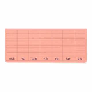 Penco Sticky Memo Pad Weekly Pink (HCN170-PI) / Sticky Memo Pad รายสัปดาห์ สีชมพู แบรนด์ Penco ประเทศญี่ปุ่น