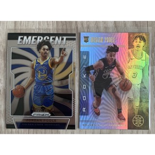 (Panini) NBA Golden Stage Warriors - Jordan Poole Rookie Lot (2 ใบ)