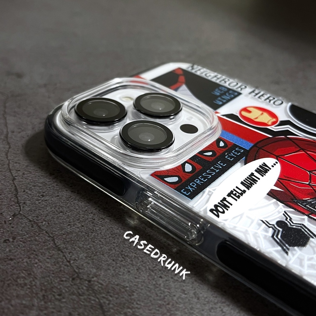 🔥🇹🇭(Premium) Impact Bumper Case Spiderman เคสสำหรับไอโฟน 14Promax - 14Plus 14 13Promax - 13 12 11 - รูปที่ 3