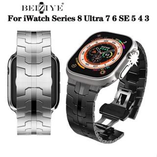 beiziye สายนาฬิกาข้อมือสเตนเลส สําหรับ A. Watch Ultra 49 มม. 45 มม. 41 มม. 44 มม.42มม. 40 มม.38 มม. iWatch Series 8 7 6 SE 5 4 3 2 1