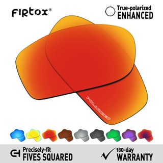 Firtox เลนส์โพลาไรซ์ ป้องกันน้ําทะเล แบบเปลี่ยน หลากสี สําหรับแว่นตากันแดด Oakley Fives Squared (เฉพาะเลนส์)