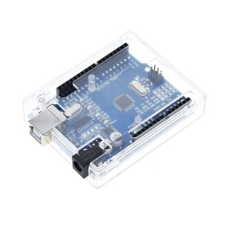 Uno R3 Case Enclosure Transparent Acrylic Box Clear Cover Compatible for Arduino UNO R3 Case