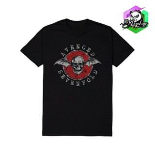 Tee ชุดเซ็ต 2 ชิ้น ลายน่ารัก▪✆เสื้อเพลง | เสื้อวง Avenged SEVENFOLD VOL1 PREMIUM QUALITY - สีดำ