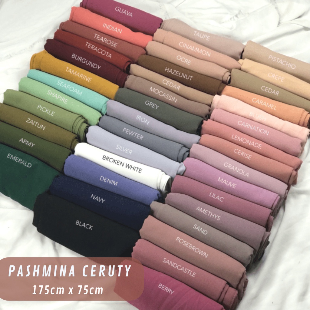 Pashmina CERUTY BABYDOLL MUAH PREMIUM