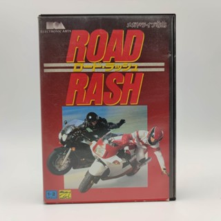 ROAD RUSH สภาพปานกลาง ตลับ สติกเกอร์หัวขาด MEGA DRIVE [MD]