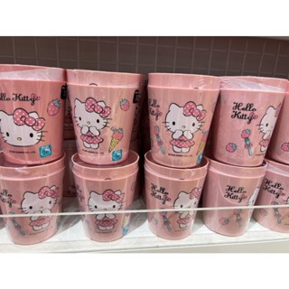 แก้วน้ำhello kitty ลิขสิทธิ์แท้ซื้อ1 ฟรี1 ‼️  1เซทได้สองใบ สุดคุ้มสุดน่ารัก