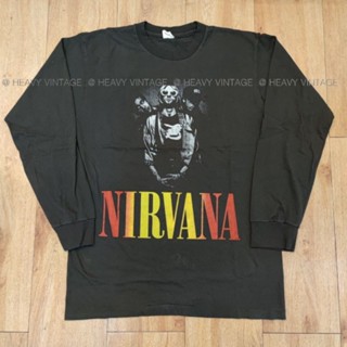 NIRVANA NEVERMIND แขนยาว เสื้อวง เสื้อทัวร์ แม่ชม ลายน่ารัก