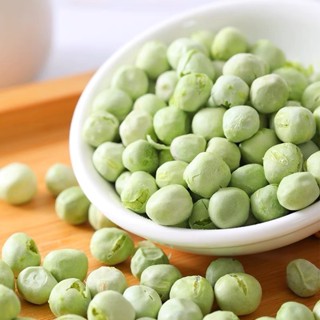 Freeze Dried Peas ถั่วลันเตาฟรีซดราย ขนมนกแก้ว กรอบ นกกัดง่าย