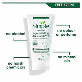 Simple Age Resisting Day Cream SPF15 50ml