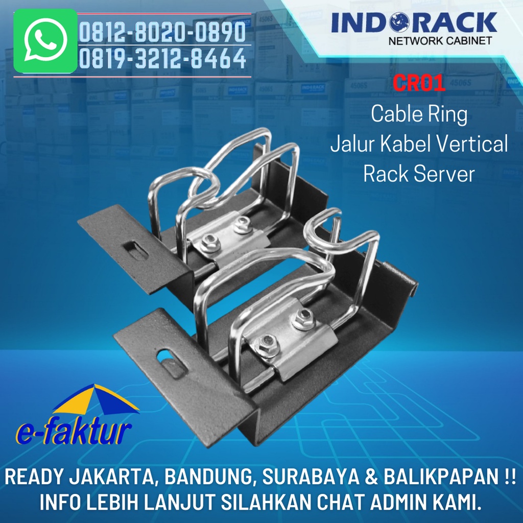 สาย INDOACK แหวน 45 สาย LINE RACK SERVER STANDING CLOSE RACK
