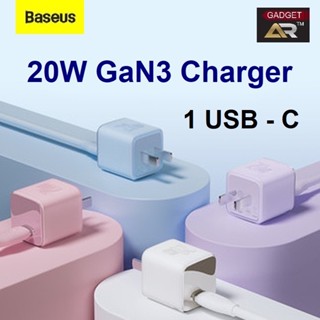 20W BASEUS หัวชาร์ทเร็ว 20 วัตต์ เทคโนโลยี Gallium Nitride (GaN) รองรับ Fast Charging