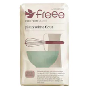 Doves Farm Gluten Free Plain White Flour 1kg.Home Banking โดฟส์ฟาร์มแป้งขาวกลูเตนฟรี 1กก.อาหาร วัตถุดิบ เบเกอรี่