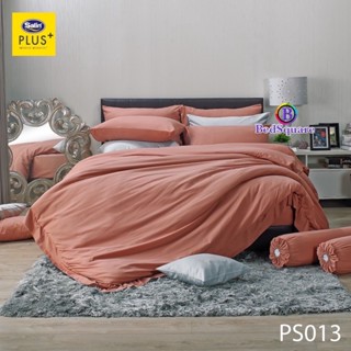 Satin Plus ชุดผ้าปูที่นอน (รวมผ้านวม) พิมพ์ลาย PS013 ลิขสิทธิ์แท้