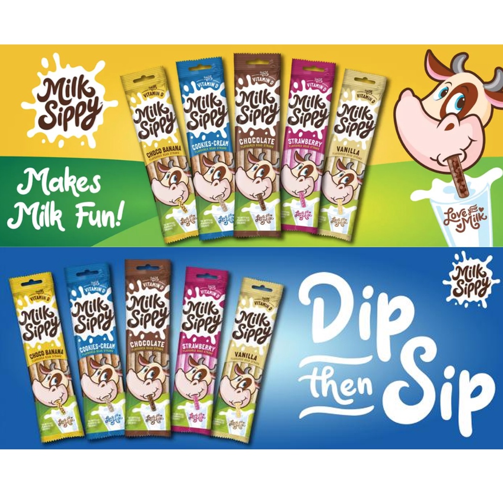 Milk Sippy หลอดดูดนมหลากรส นวัตกรรมใหม่นำความสนุกสนาน ตื่นเต้น ให้กับการดื่ม (1แพค 5 หลอด) - รูปที่ 3