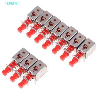 Epmn&gt; ใหม่ สวิตช์กุญแจล็อคตัวเอง A03 PS-22F03 6pins สีแดง 10 ชิ้น