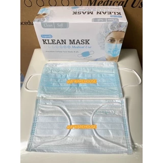 KLEAN MASK สำหรับผู้ใหญ่และเด็ก 💰ราคาถูกมากกก (Longmed) กล่อง 50 ชิ้น