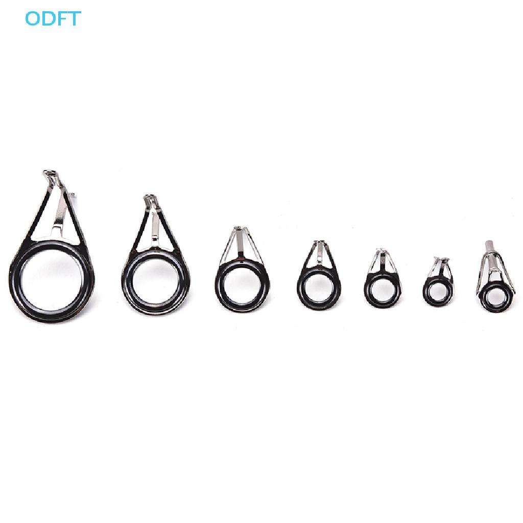 Od ชุดแหวนไกด์ซ่อมแซมคันเบ็ดตกปลา คละขนาด 7 ชิ้น