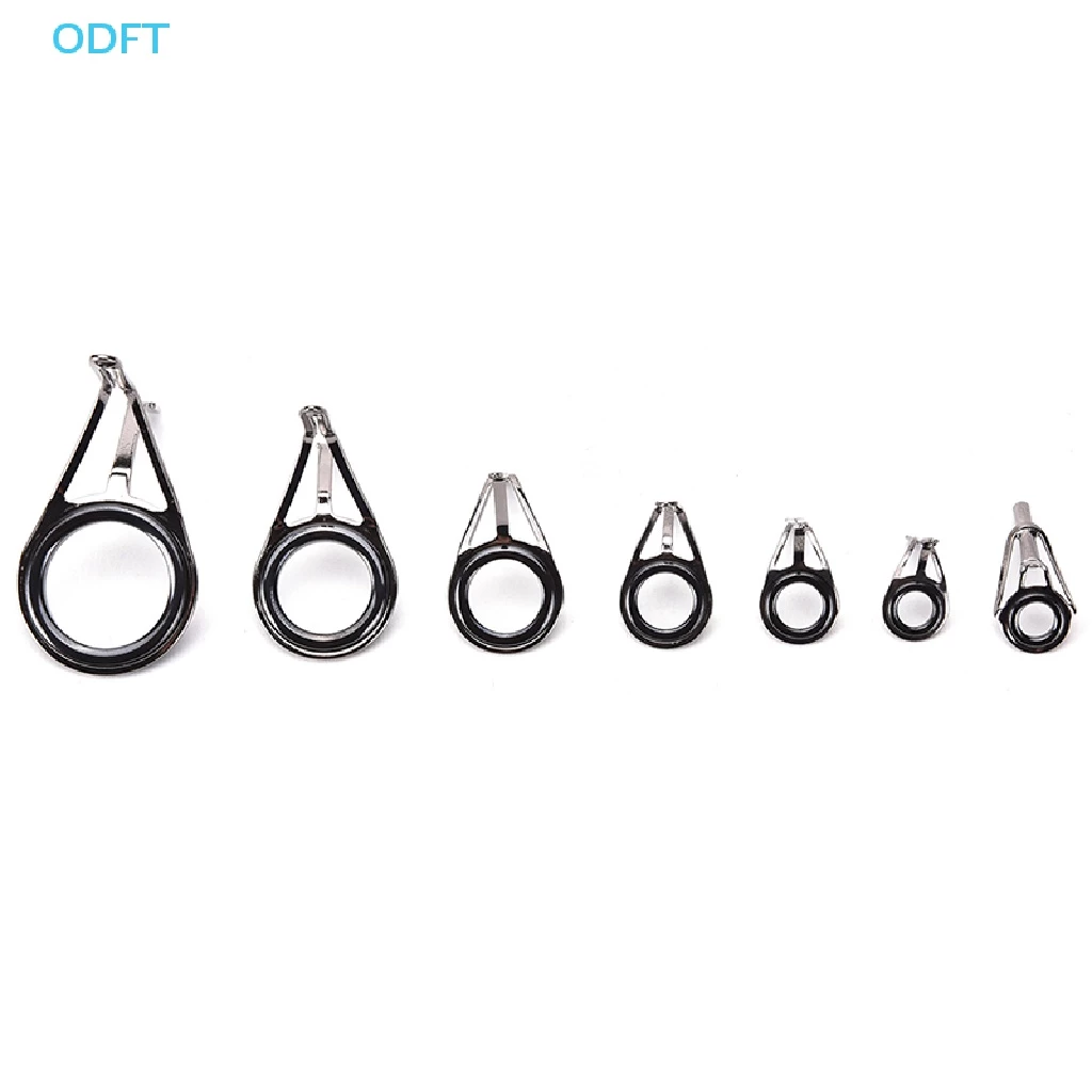 Od ชุดแหวนไกด์ซ่อมแซมคันเบ็ดตกปลา คละขนาด 7 ชิ้น