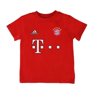 เสื้อยืด ผ้าฝ้าย พิมพ์ลายฟุตบอล BAYERN MUNICH BAYERN MUNICH สําหรับเด็ก