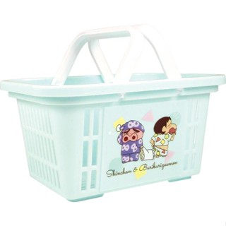 ตะกร้าใส่ของจิ๋ว Minibasket Size S Green ลาย Crayon Shin-chan