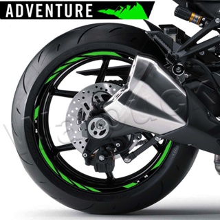 สติกเกอร์สะท้อนแสง ลายโลโก้สัญลักษณ์ 17 นิ้ว สําหรับ Kawasaki z750 Z800 z900 Z1000 Ninja 650 400 Versys