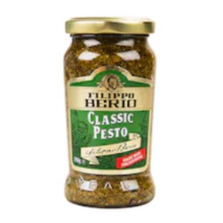 Filippo Berlio Classic Pesto Sauce with Italian Basil 190g.ฟิลิปโปเบอร์ลิโอซอสเพสโต้ผสมโหระพา อาหาร ซอสปรุงรส พาสต้า