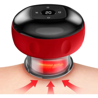 เครื่องครอบแก้วไฟฟ้าในครัวเรือนอัจฉริยะอบอุ่น moxibustion กัวซาเครื่องมือสูญญากาศแรงดันลบสามารถดูดเครื่องดูด
