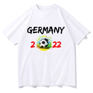 เสื้อยืด Fashion 2022 Fifa World Cup Qatar T Shirt For Men Women Football Worldcup Tshirt