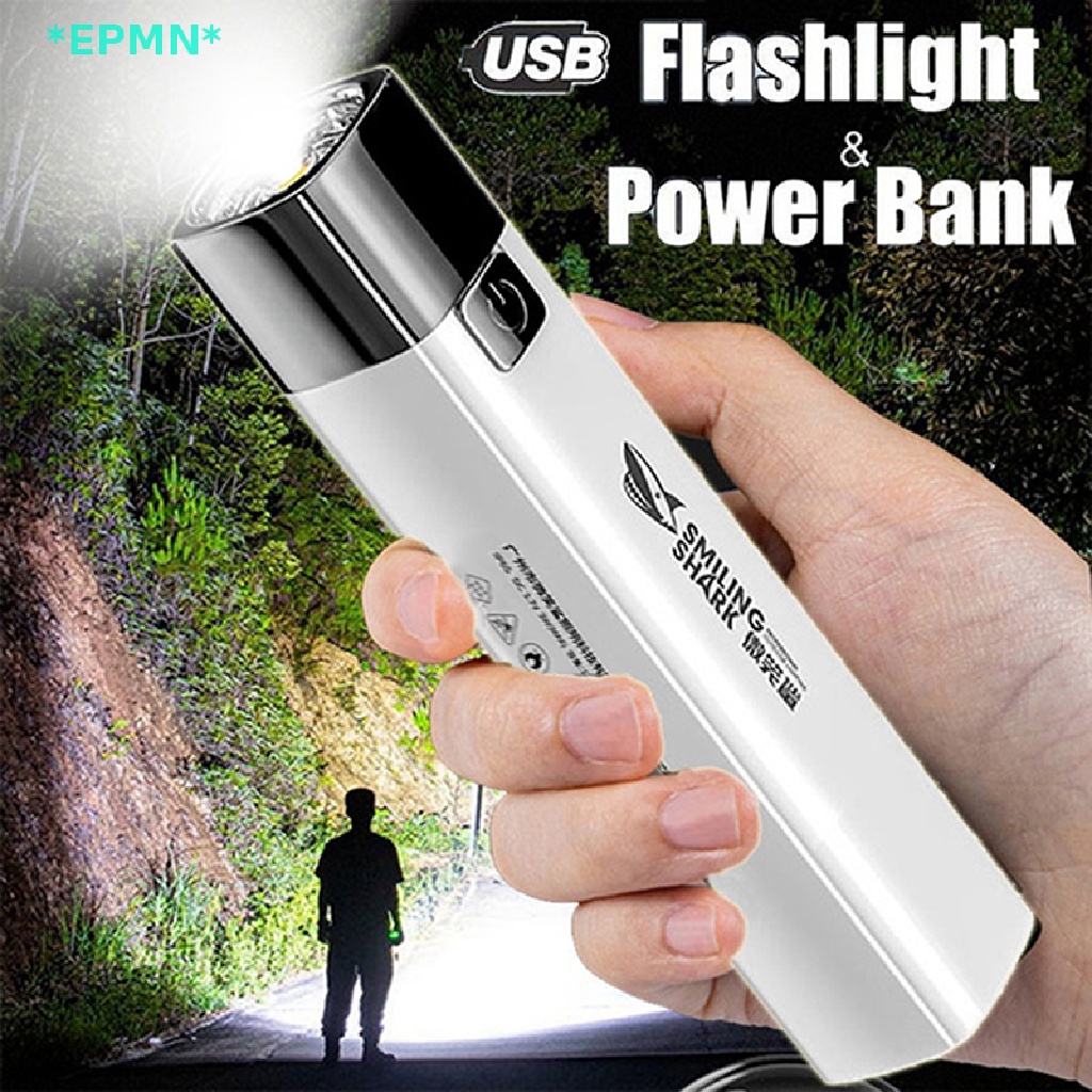2 IN 1 EPMN> 990000Lm Ultra Bright G3 LED ไฟฉาย ไฟกลางแจ้ง
