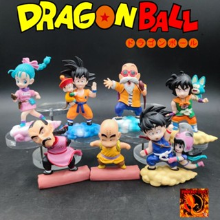 โมเดล ดราก้อนบอล Dragon ball ชุดขี่เมฆและท่อนไม้ ขนาด 8-10 Cm. มี 7 แบบ งานดี สีสวย พร้อมส่ง