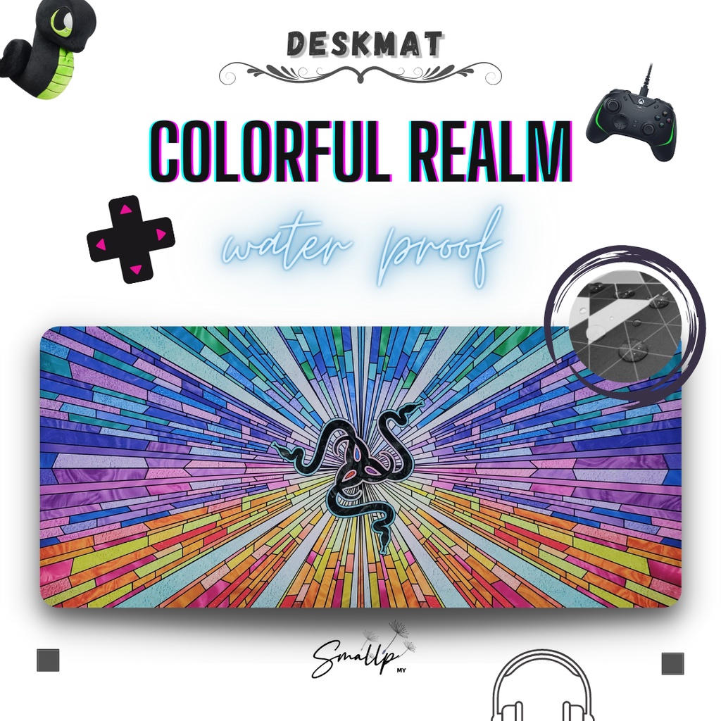 (มาใหม่) Premium R.Gaming Deskmat WATERPROOF ( 900mm x 400mm x 2mm ) แผ่นรองเมาส์/แผ่นรองเมาส์