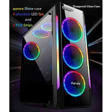 ATX CASE (NP) ITSONAS AURORA LIGHT RGB (BLACK)