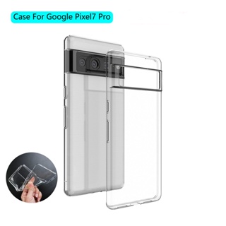 เคสโทรศัพท์มือถือแบบนิ่ม TPU ใส กันกระแทก ลาย ELVEV สําหรับ Google Pixel 7 Pro Google Pixel 6A