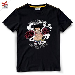 เสื้อยืดวันพีช One Piece 1293-BK Luffy GEAR4เสื้อยืด