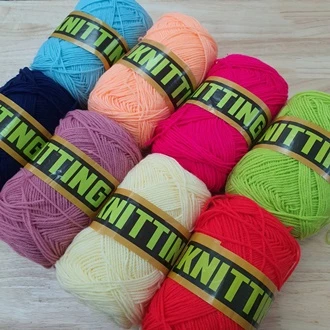 ***พร้อมส่งจร้า**** ไหมพรมอีเกิ้ล (Eagle) สีพื้นกลุ่มใหญ่ (10001)