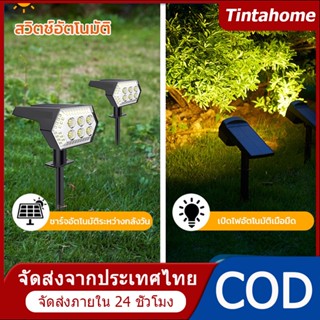 ส่งจากกรุงเทพฯ (ส่งฟรี) โคมไฟติดผนังสวน พลังงานแสงอาทิตย์ Led โคมไฟพลังงานแสงอาทิตย์ โคมไฟติดผนังสวน + ไฟพลังงานแสงอาทิตย์ในสวน