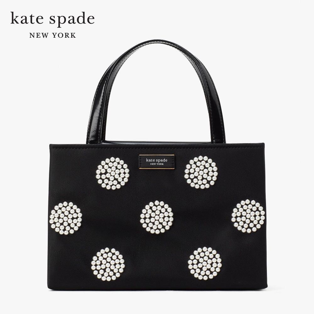 KATE SPADE NEW YORK SAM ICON PEARL EMBELLISHED SMALL TOTE K9975 กระเป๋าถือ