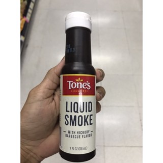 Tones Liquid Smoke With Hickory Barbecue Flavor Sauce ซอสบาร์บีคิว กลิ่นรมควัน โทนส ขนาด 118g กรัม