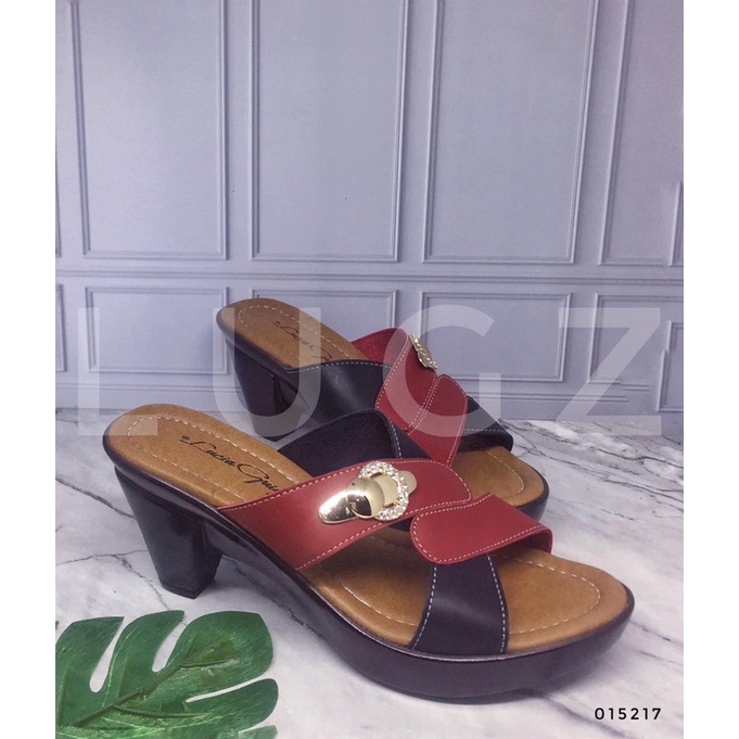 รองเท้าส้นสูงผู้หญิง รองเท้าแตะ Lom Lucia Guizi LUGZ015-BN173