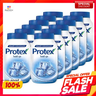 โพรเทคส์ แป้งเย็น สูตรไอซ์ซี่ คูล 50 ก. แพ็ค 12Protex Cooling Powder Icy Cool Formula 50 g. Pack 12